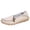 Beige, variant on asdoklhq Womens Slip On Shoes Wide Width,Women Round Head Casual Flat Shoes Loafers Soft Bottom Casual Single Peas Shoes