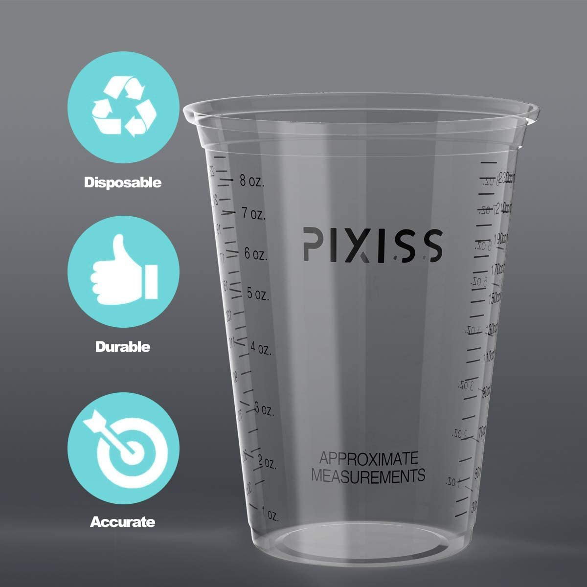 Clear Plastic 1 Quart Epoxy Resin Mixing Cups - Graduated Measurements – The  Epoxy Resin Store