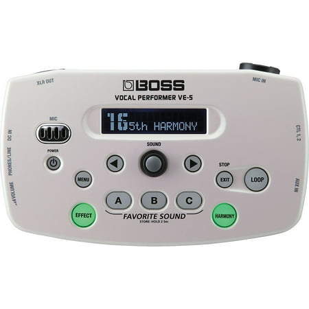 Boss VE-5 Vocal Effects Processor White (Best Budget Vocal Effects Processor)