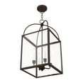 thumbnail image 6 of 4042-01 Livex Lighting Milford - 4 Light Chain Lantern in Farmhouse Style - 12.75 Inches wide by 25 Inches high-Antique Brass Finish    -Traditional, 6 of 7