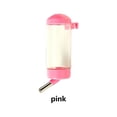 thumbnail image 2 of Billuyoard Bebedero de resina para mascotas portátil desmontable lindo colorido boquilla de acero inoxidable a prueba de fugas 400ml bebedero colgante Suministros de alimentación y agua para Rosado Billuyoard PT004403-03, 2 of 6