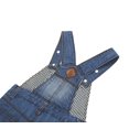 thumbnail image 5 of Kidscool Space Baby & Little Boys Big Bib Pocket Stripe Cuffed Bottom Denim Shortalls,Blue,2-3 Years, 5 of 8