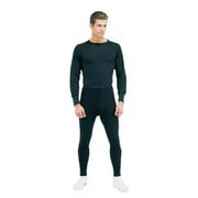 Rothco 6520 Men Thermal Knit Underwear Long Sleeve Top T-Shirt, Black - Extra Large