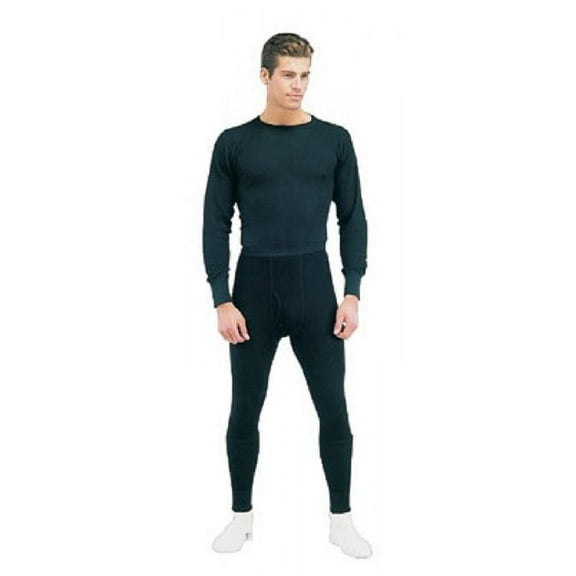 Rothco 6522 Men Thermal Knit Underwear Top, Black - 2XL