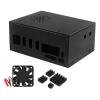 Estuche De Metal Caja de metal Disipadores de calor de aluminio Caja de metal negra para placa base Orange Pi 5 Plus