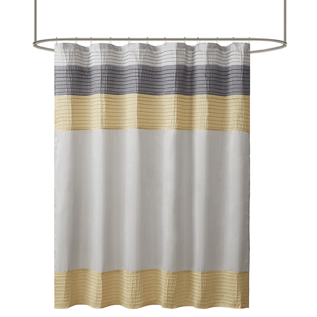Euroco Faux Silk Shower Curtain