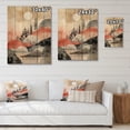 thumbnail image 4 of Designart "Nordic Serene Minimalism I" Scandinavian Landscape Print on Natural Pine Wood, 4 of 5