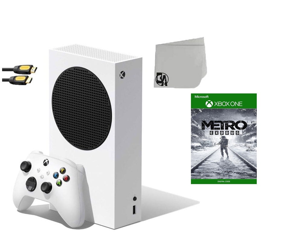 Xbox Series S Video Game Console White with Metro Exodus BOLT AXTION ...