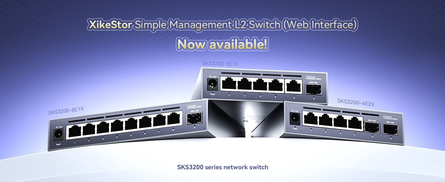 6-Port 2.5G Web Managed Ethernet Switch, VLAN/QoS/STP/IGMP/LACP Supported, Fanless Easy Smart 2.5Gb Network Switch, Aluminum Housing, Desktop/Wall-Mount