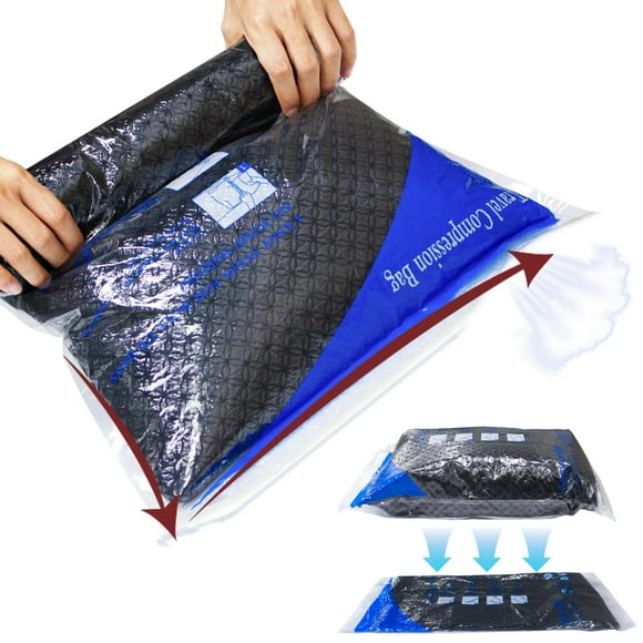 Bolsas de compresión MEIQIHOME Travel Vacuum Seal, paquete de 12