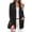 Black, variant on Women's Open Front Long Cardigan Lightweight with Pockets Fall Layering