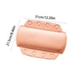 thumbnail image 2 of Tarmeek Bath Pillow for Tub, Orange PVC Foam Bathtub Pillow with 6 Suction Cups, Ergonomic Neck and Back Support for Relaxing Bath Spa Comfort, 2 of 6