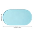 thumbnail image 3 of Oval Pet Feeding Mat, Waterproof Raised Edge Bowl Placemat, Non Slip Spill Proof Food and Water Tray for Dogs and Cats, Washable Floor Protector, 3 of 6
