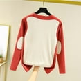 thumbnail image 4 of Ropa interior térmica Tops de moda para mujer de invierno de manga larga con cuello redondo cómodos sólidos blusas regulares para mujer blusa de poliéster, 4 of 9