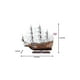thumbnail image 3 of Maqueta de barco Old Modern Handicrafts Sovereign Seas 74 x 23 x 69 cm, 3 of 3