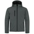 thumbnail image 2 of Men's Cutter & Buck  Steel Gwinnett Stripers  Clique Equinox Insulated Softshell Full-Zip Jacket, 2 of 3