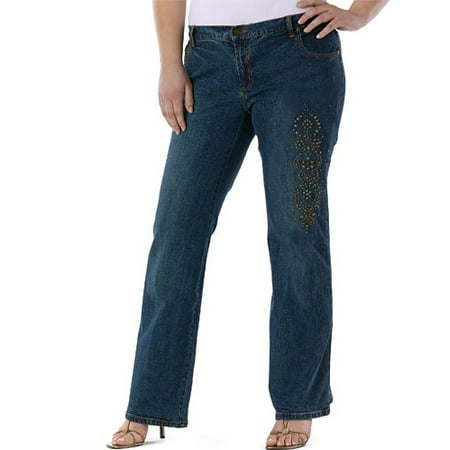 Women's Plus Studded Jean