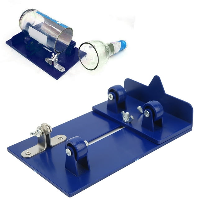 Cortador de Botellas de Vidrio con Cabezal de Corte de Carburo Afilado de Tablero de PC de Alta Resistencia Engrosado Con Tamimaño Ajustable Para Herramiente de Corte de Botellas