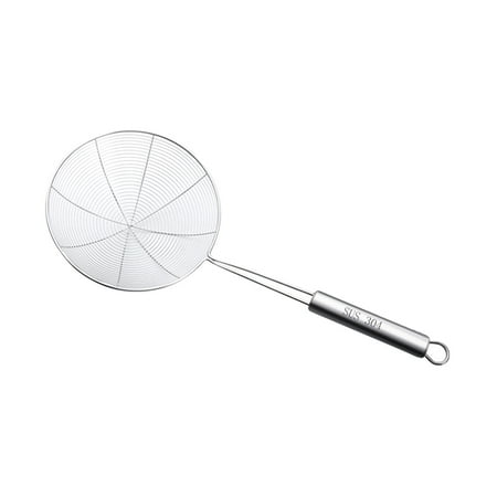 

Kitchen Strainer Frying Food Easy Clean Stainless Steel Colander Oil Skimming