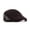 Brown 1, variant on Golf European Style Genuine Leather Caps Beret Man Casual Sheepskin Suede Black/Brown Fitted Duckbill Hats Male Boina ,Classic Vintage