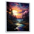 thumbnail image 2 of Designart "curious Pine Tree" Floral Floater Framed Canvas Wall Art, 2 of 7