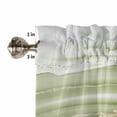 thumbnail image 5 of Abstract Window Valances for Kitchen, Green Gradient Oil Painting Fluid Art Rod Pocket Valances Windows Treatments Curtains for Living Room Bathroom Bedroom Decoration 60" x 18", 5 of 8