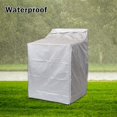 thumbnail image 4 of Cubierta superior para lavadora/secadora resistente al agua, al polvo y al sol (plata básica) m58*60*90, 4 of 5