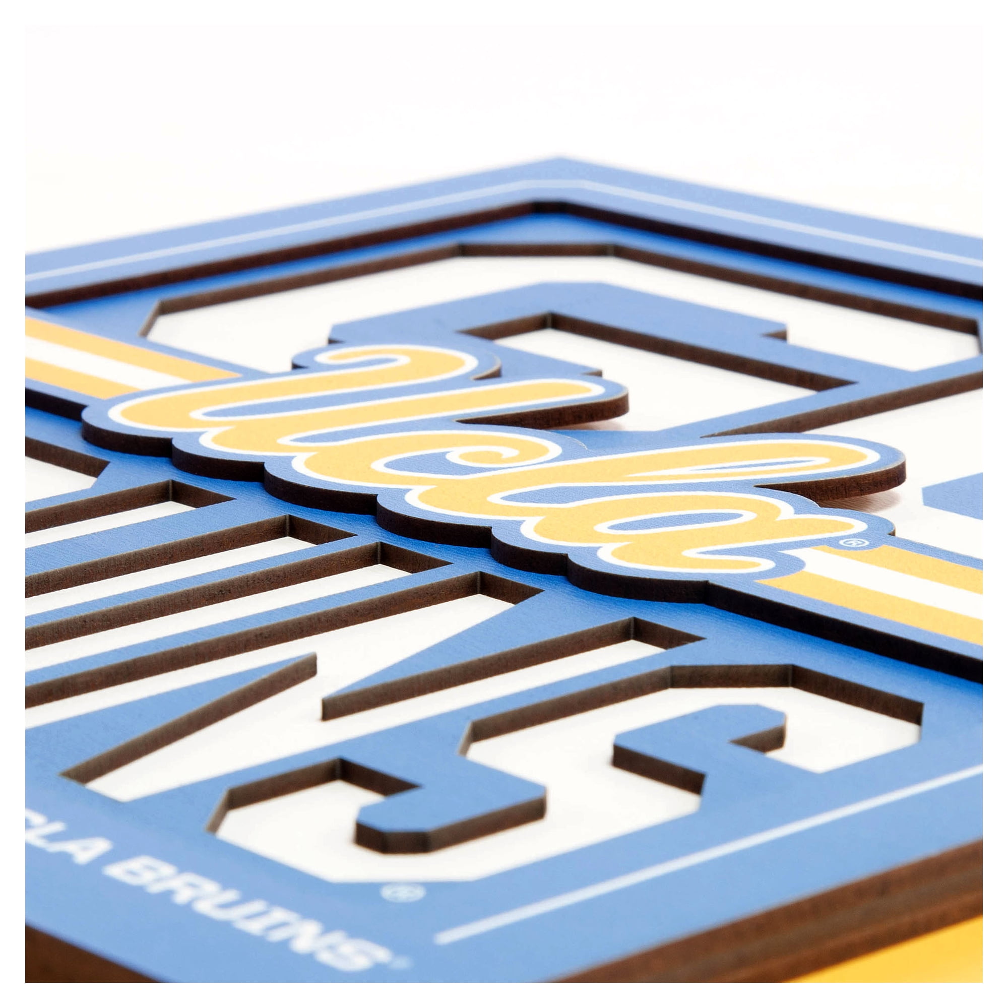 IDNA UCLA Bruins 12" x 12" Slogan Series 3D Wall Art