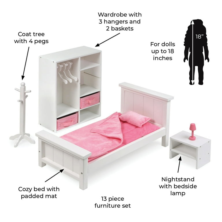 Badger basket doll armoire deals