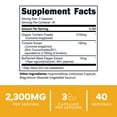 thumbnail image 2 of TypeZero Turmeric with Bioperine (2300mg per Serving) 120 Capsules - GMO Free, Gluten Free, 3rd Party Tested, 2 of 6