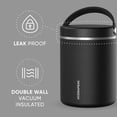 thumbnail image 6 of Hydrapeak 32oz Stainless Steel Vacuum Insulated Thermos Food Jar for Hot Food and Cold Food, Wide Mouth Leak-Proof Soup Jar for Adults, 10 Hours Hot 16 Hours Cold (Black), 6 of 8