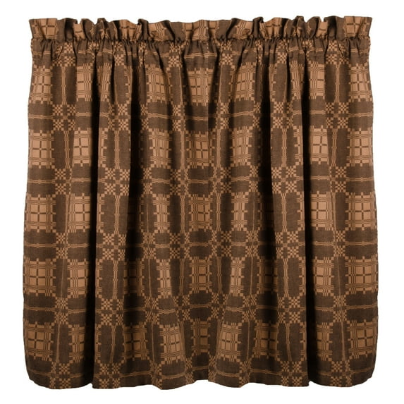 Smithfield Jacquard 36 Inch Curtain Tiers Red or Black