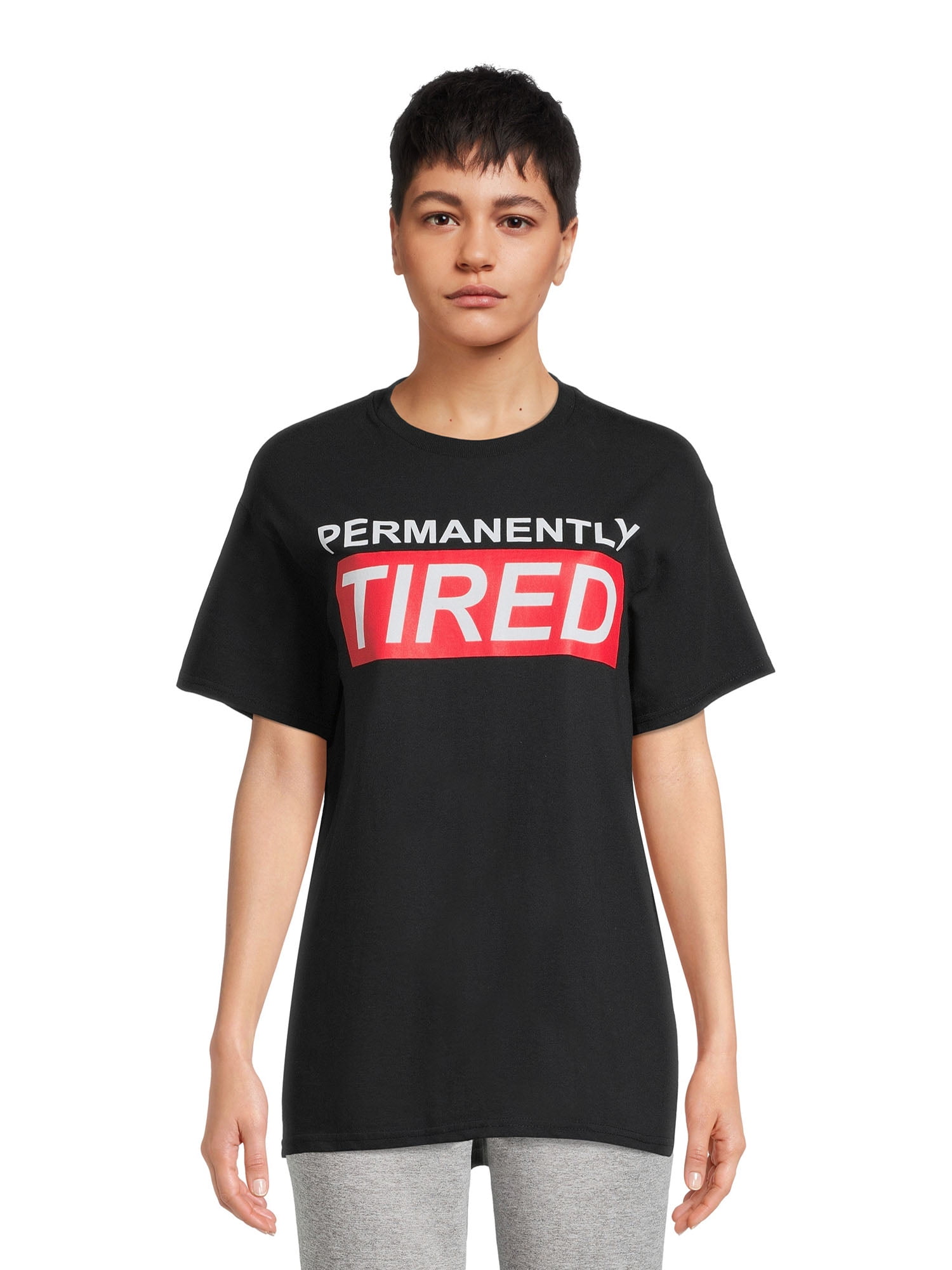 Men's Permanently Tired Short Sleeve Graphic Tee