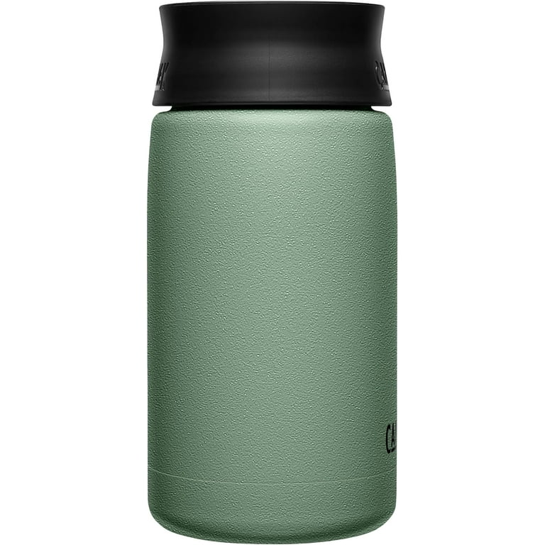  CamelBak Hot Cap Travel Mug, Insulated Stainless Steel, Perfect  for taking coffee or tea on the go - Leak-Proof when closed - 12oz, Black :  Home & Kitchen