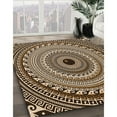 thumbnail image 3 of Ahgly Company Tapis d'Intérieur Lavables en Machine, Rectangle de Transition de Nuit Rouge, 8' x 10', 3 of 7