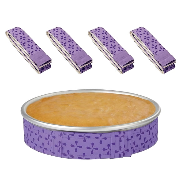 FZENeast Cake Leveling Strips Adjustable High Absorbency Cotton 4 Piece