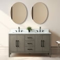 thumbnail image 4 of Vanity Art 60” Double Sink Bathroom Vanity Cabinet with Engineered Marble Countertop, 4 of 9
