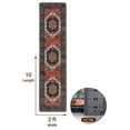 thumbnail image 2 of Sonoro Kate 2x10 Area Rugs for Living Room Bedroom, Non Slip Boho Machine Washable Indoor Floor Carpet, Red-Blue, 2 of 5