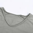 thumbnail image 3 of Men's Compression Shirts Mens Slim Fit T Shirt Casual Solid V Neck T Shirts Loose Fit Comfortable Mens Fitted Tshirts Grey XL, 3 of 5