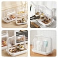 thumbnail image 4 of OULII Bakery Display Case Pastry Display Cake Display Box Transparent PP Dust-proof 1Set, 4 of 8