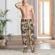 thumbnail image 2 of Fotbe Cute Dog Pantalones de Pijama para Hombre, Pantalones de Dormir, Pantalones de Casa con Cintura Ajustable y Bolsillos-Small, 2 of 6