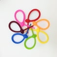 thumbnail image 2 of 20 Pcs Bag Ties Silicone Cable Management Zip Tie Twist Seal Clip Bread Food Saver Kitchen Gadgets Essentials Data Cable Storage, Water Red, 2 of 4
