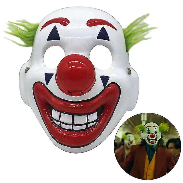 Dc película Joker Arthur Fleck Cosplay máscara payaso mascarada Halloween miedo máscara