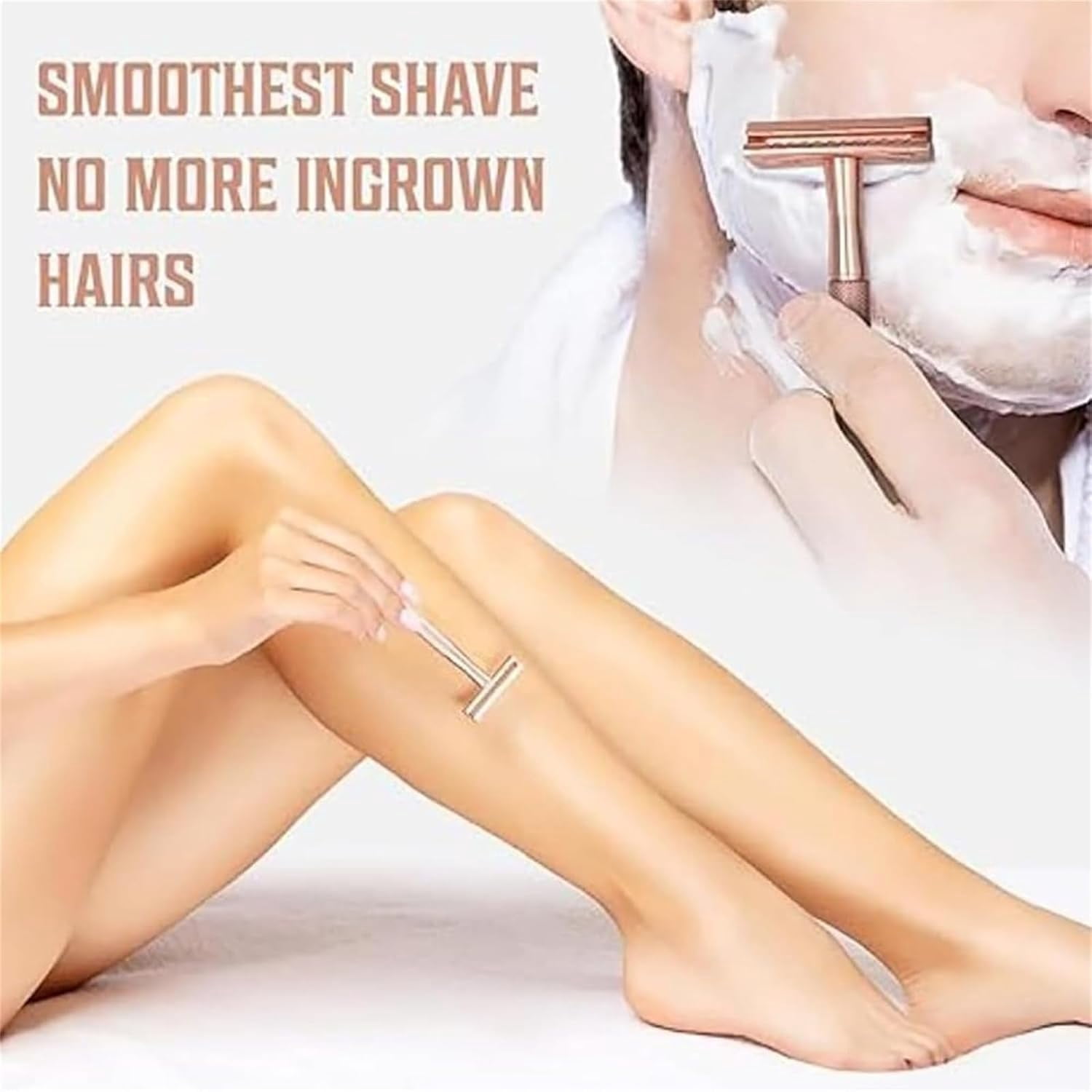 Solara Razor, Solara Safetyedge Razor, Shaver Manual Stainless Steel, Manual Shaver Safety Razor, Reusable Razor, Manual Shaver for Men and Women