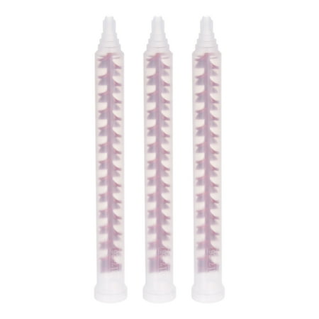

Uxcell 3Pack 8.5-inch Plastic Resin Mixing Nozzle Round Connector for AB Glue 50ml Cartridges Red