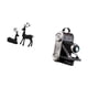 thumbnail image 5 of Elegante juego de figuras de resina de ciervo y cámara, escultura única de animal y fotografía para sala de estar, estudio, balcón, decoración de, 5 of 8
