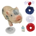 thumbnail image 4 of Piglet de silicona realista, muñeco de cerdo Reborn realista con accesorios, lindo Animal, muñeco de cerdo, Mini cerdito de juguete para rellenos de m negro, 4 of 8