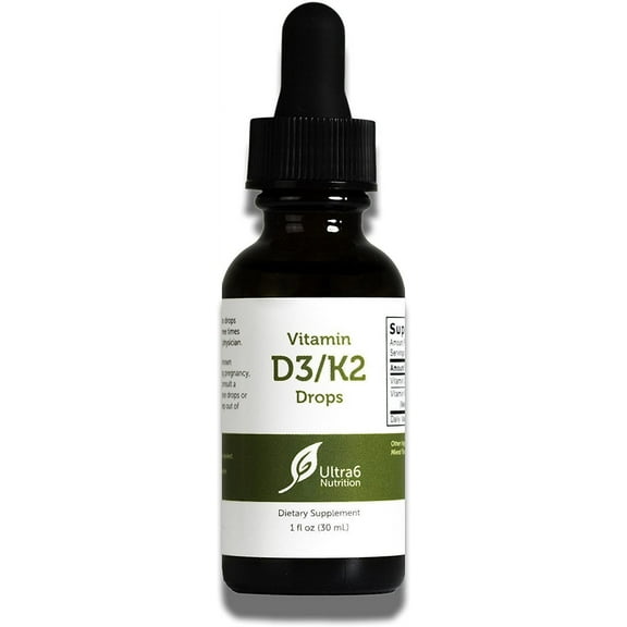 Vitamin D3 K2 Drops Dietary Supplement