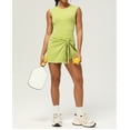 thumbnail image 6 of Top-kevin Womens Tank Tennis Golf Dress with Built-in Bra Shorts Cross Backless Twist Front Hem Athletic Dresses, 6 of 8