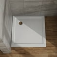 thumbnail image 3 of Fiberglass Shower Base Goodyo 32x32 in Shower Base, Centered Drain No Threshold Shower Pan, White,Shower Pan, 3 of 8